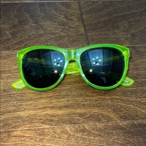 New, Saint Laurent Surf Neon Green Sunglasses